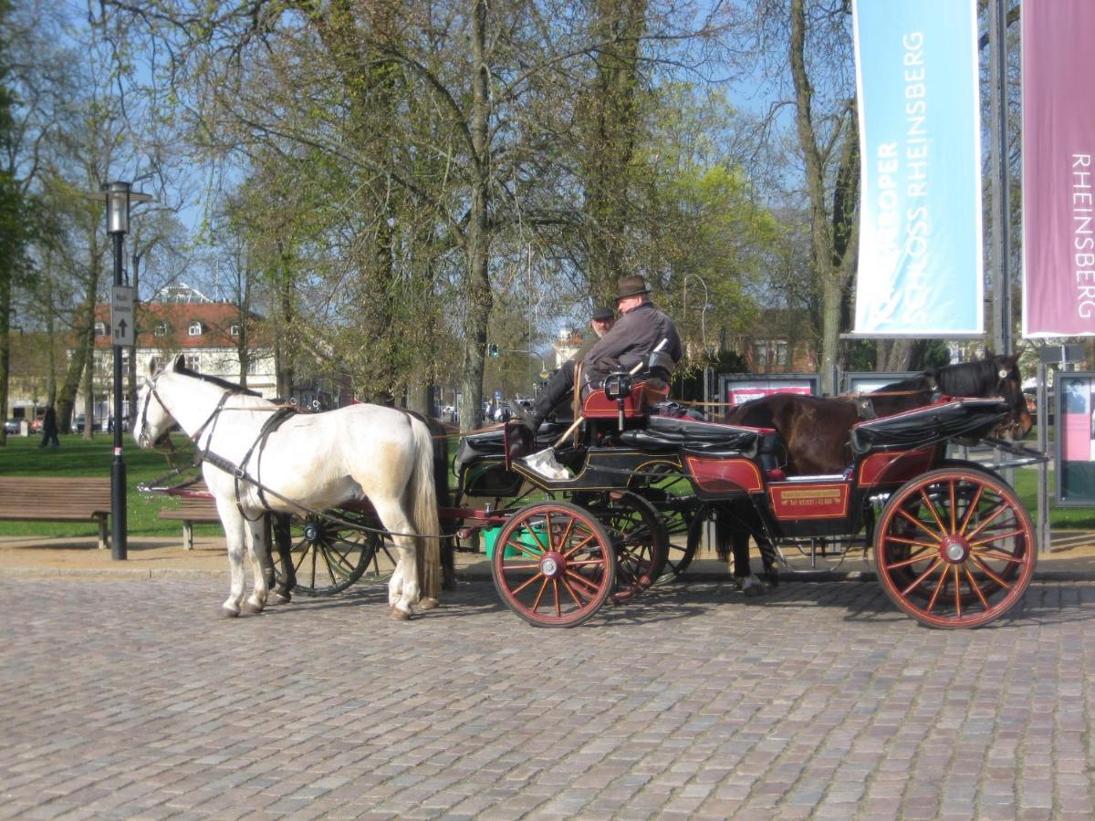 Loggiahaus Am Schloss, 5 Ferienwohnungen, Teils Mit Schloss- Und Seeblick Райнсберг Екстериор снимка